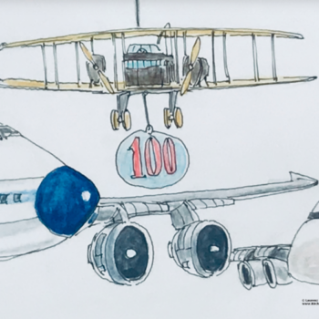 Erster internationaler Linienflug vor 100 Jahren – Erstflug Jumbo Jet vor 50 Jahren
