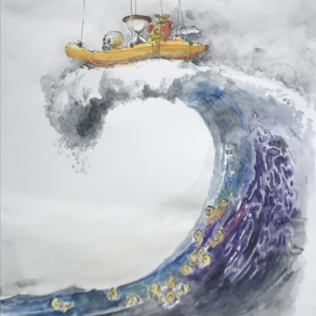 Flüchtlinge im Mittelmeer