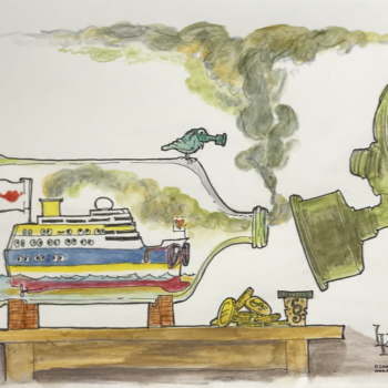 Luftverschmutzung durch Kreuzfahrtschiffe, Buddelschiffe sind auch nicht mehr das was sie mal waren…